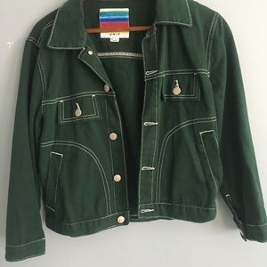 UNIF Green Denim Jacket
